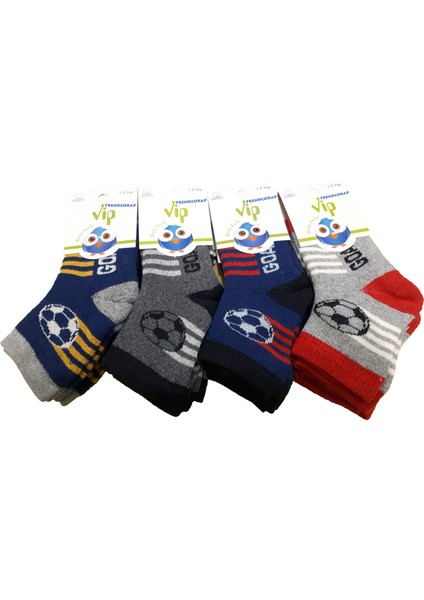 & Vip Serisi 6 Çift Pamuklu Kışlık Kalın Havlu Erkek Bebek Soket Çorap modelleri