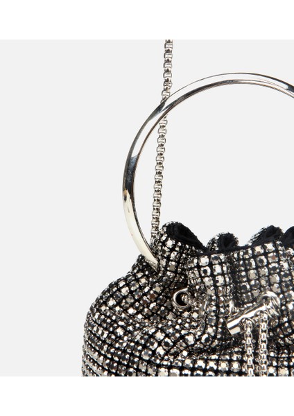 03CAH309210A250 KADIN Gri Taşlı Portföy Çanta