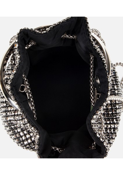 03CAH309210A250 KADIN Gri Taşlı Portföy Çanta