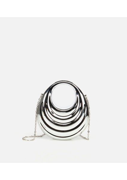 03CAH312270A210 KADIN Lame Metalik Portföy Çanta