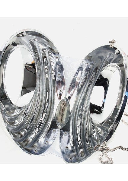 03CAH312270A210 KADIN Lame Metalik Portföy Çanta