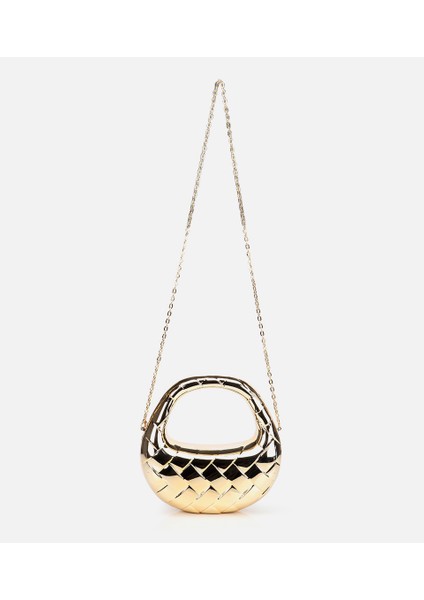 03CAH312280A540 KADIN Gold Metalik Dokulu Portföy Çanta