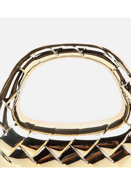 03CAH312280A540 KADIN Gold Metalik Dokulu Portföy Çanta