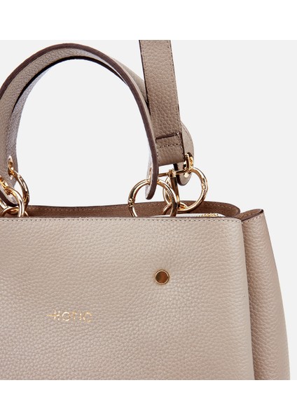 03CAH309180A450 KADIN Deri Vizon Omuz Çantası