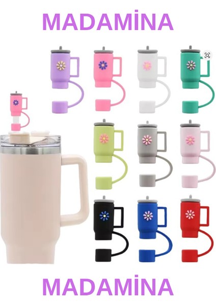 2 Adet Renkli Cam Eğimli Pipet 1 Adet Fırça 10 mm Için Pipet Tıpası Pipet Kapağı Quencher Pipet Tıpası 40 Oz ve 30 Oz Uyumlu modelleri