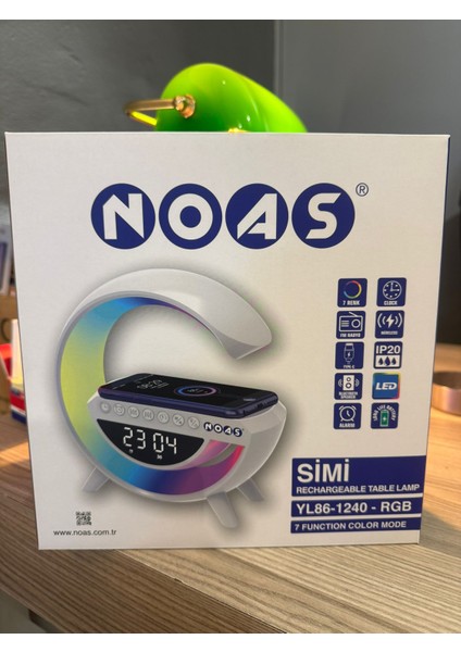 Aybekon Elektrik Şarjlı Masa Lambası YL86-1240-RGB