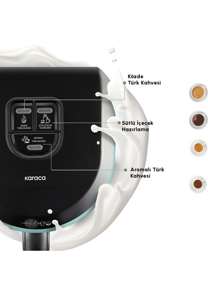 Hatır Hüps Aroma Sütlü Türk Kahve Makinesi Aqua Green fiyatları