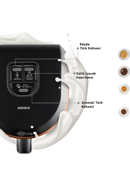 Hatır Hüps Aroma Türk Kahve Makinesi Bronze