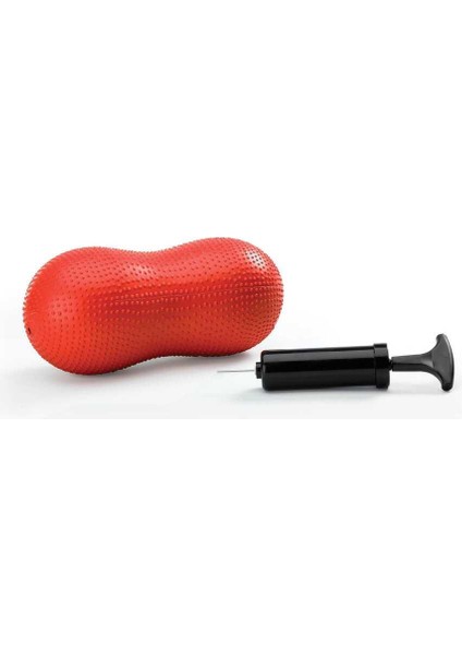 Health & Fitness Peanut Ball, Large, With Pump (Red) ST-06263
