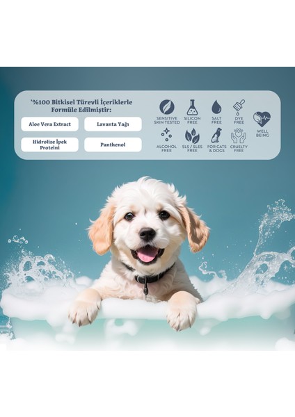 Pure&care Doğal Kedi ve Köpek Şampuanı, Alkol, Sls/sles, Paraben, Silikon Içermez, 400 ml modelleri