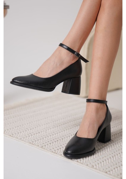 Josephine Kadın Mat Siyah Topuklu Ayakkabı fiyatları