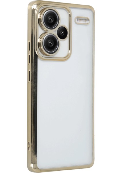 Zeroshop Newface Xiaomi Redmi Note 13 Pro Plus Kılıf Razer Lensli Silikon - Gold fiyatları