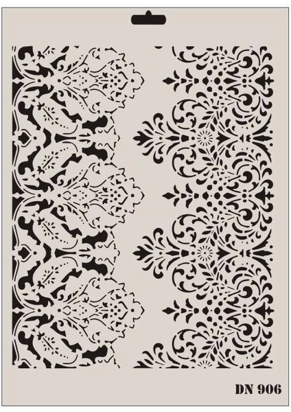 Rich Dantel Seri DN-906 Stencil 35X25 cm