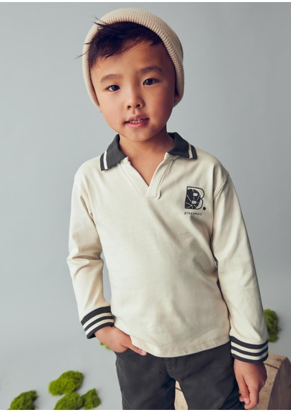 Erkek Çocuk Yakalı Sweatshirt