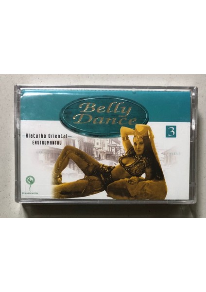 Belly Dance Alaturka Oriental Enstrumantal 3 Kaset (Jelatinli Sıfır Orijnal Dönem Baskı Kaset)