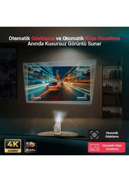 Aurzen Boom Air Android Google Tv 4K Destekli Projeksiyon Cihazı +HDR10+TOF Auto Focus+Auto Keystone+6g Wifi+6.1bt+Dolby Ses Sistemi+Powerbank Desteği - Ps5/ps4/xbox fırsatları