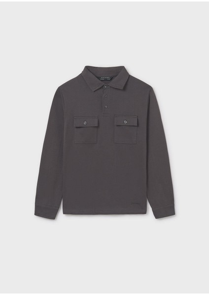 Erkek Çocuk Yakalı Sweatshirt Gri modelleri