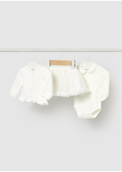 Newborn Kız Bebek Etek Takım