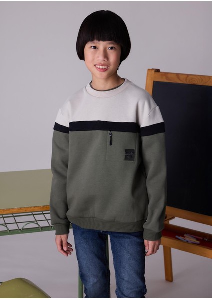 Erkek Çocuk Sweatshirt Yeşil