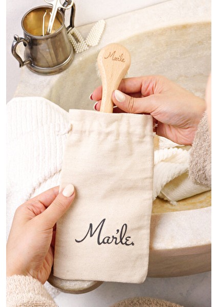 %100 Doğal At Kılı Yüz Bakım Fırçası