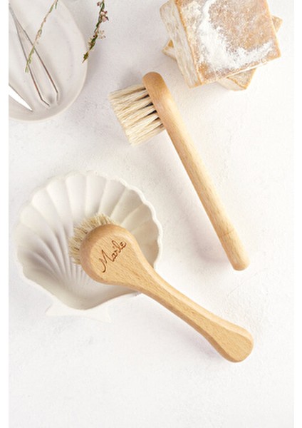 %100 Doğal At Kılı Yüz Bakım Fırçası modelleri