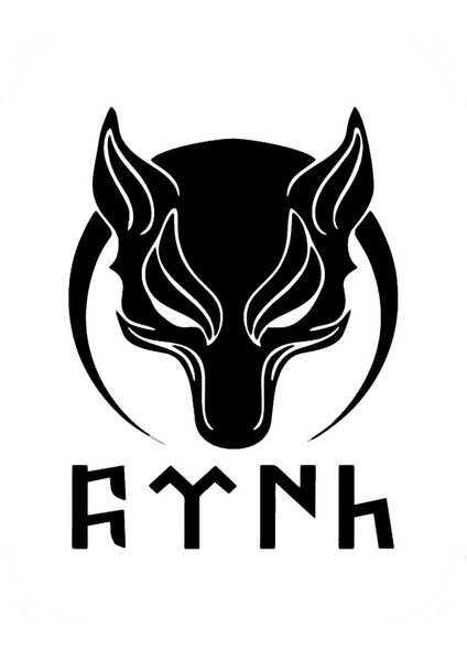 Kurt Hilal Türk Yazılı Sticker 33 x 24 cm