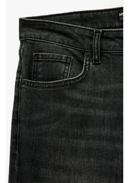 Slim Fit Cepli Jean Pantolon - Slim Fit Brad Jeans fırsatları