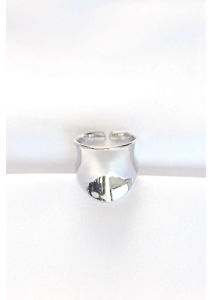 Bfs Silver Renk Ayarlanabilir Kavisli Ayna Yüzük fiyatları