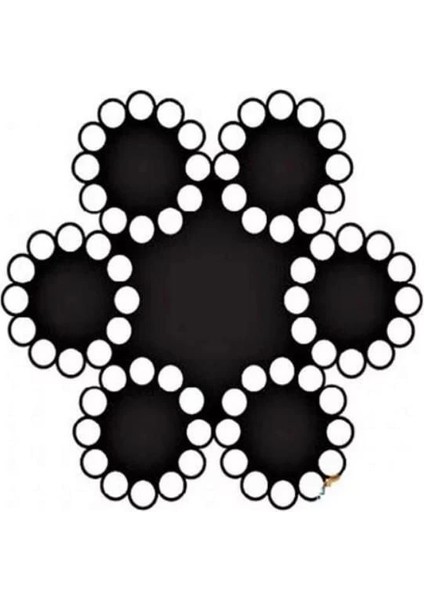 Çelik Halat 6 mm 10 Metre (6X12+7 K.öz) fiyatları