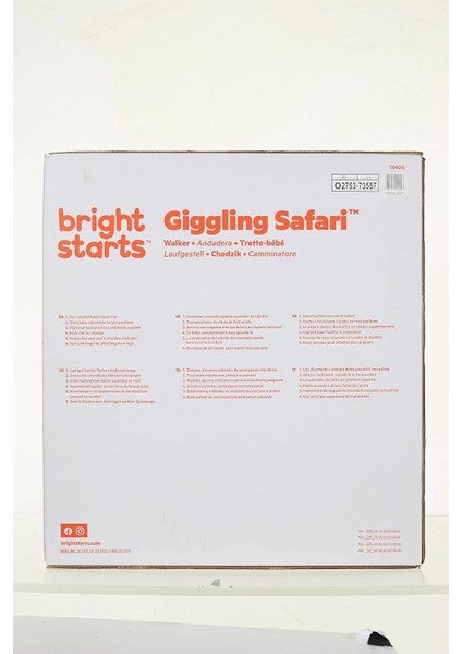 , Saklama Amaçlı Kolay Katlanan Kıkırdatan Safari Yürüteç, 6 Aylık ve Üzeri