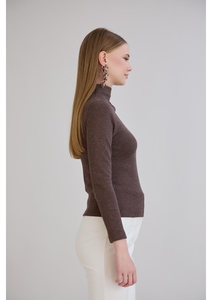 Balıkçı Yaka Simli Triko Bluz fırsatları