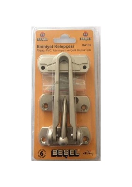 Başel Kapı Emniyet Kelepçesi Saten