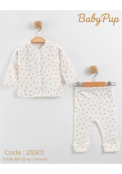 Pamuklu Bebek Takım 2’li Set (Üst + Alt)