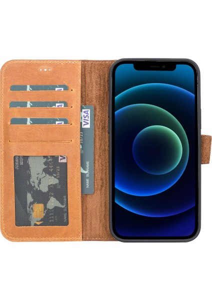Apple iPhone 13 Pro Uyumlu Deri Cüzdanlı Kılıf Mwwn G19 fiyatları