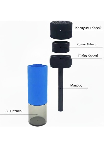 Taşınılabilir Portatif Nargile