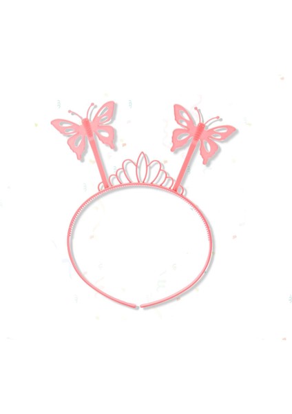 Pembe Kelebek Kız Seti – 50 cm Kelebek Kanadı, Taç ve Asa fiyatları