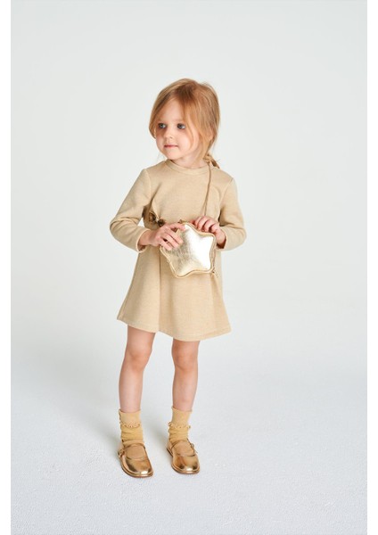 Bg Store Kız Bebek Krem Elbise