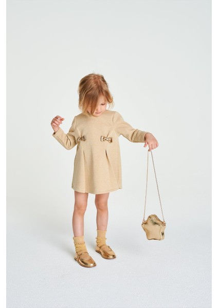 Bg Store Kız Bebek Krem Elbise modelleri