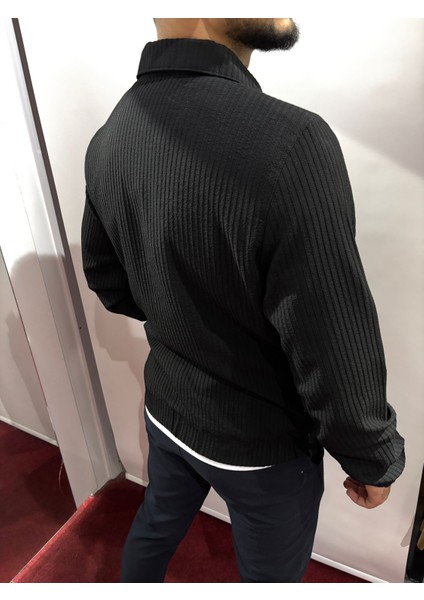 Erkek Keten Ceket Cepli Siyah fırsatları