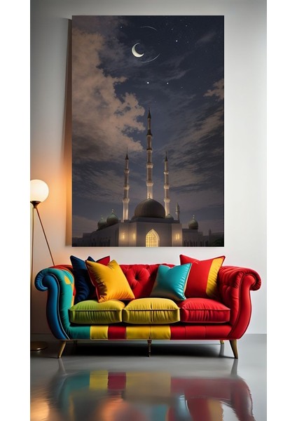 Özkacar Group Güzeller Güzeli Camii V1 Ev Duvar Salon Güzellik Salonu Ofis Dükkan Dekarasyon Kanvas Tablo