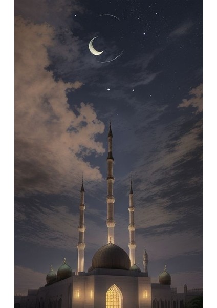 Özkacar Group Güzeller Güzeli Camii V1 Ev Duvar Salon Güzellik Salonu Ofis Dükkan Dekarasyon Kanvas Tablo fiyatları