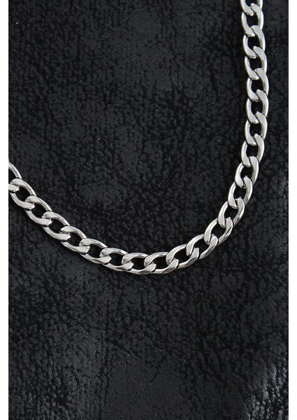 Bfs 316L Çelik Kalın Klasik Zincir Model Gümüş Renk Erkek Kolye fiyatları