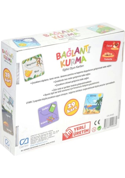 Bfs 5043 Ca Games, Bağlantı Kurma / +3 Yaş fırsatları
