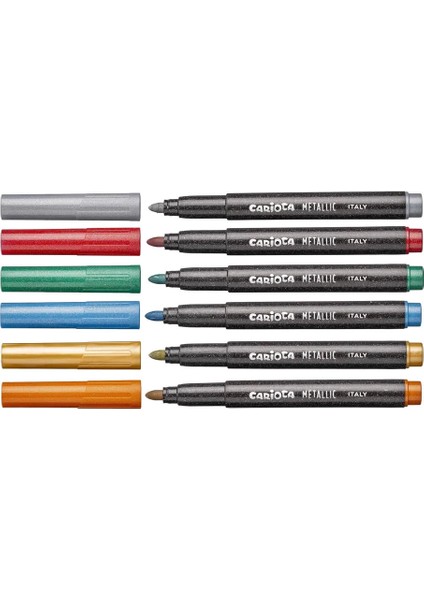 Bfs Carioca Metalik Jumbo Keçeli Kalem 6'lı modelleri