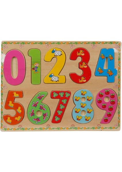 Bfs 5215 -Wooden Puzzle Numbers 10 Parça