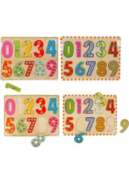 Bfs 5215 -Wooden Puzzle Numbers 10 Parça fırsatları