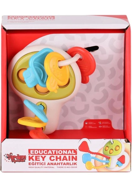 Bfs RT1507 Eğitici Poppitli Cırcırlı Bebek Anahtarlığı -Vardem Oyuncak