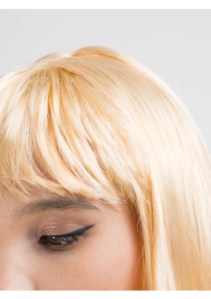 Bfs Platin Altın Dore Renk Uzun Düz Parti Peruğu indirimleri