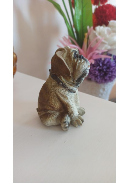 Vintage Polyester Buldog Köpek Biblo & 12 cm modelleri