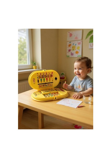 Boya ve Aktivite Seti 40 Parça Canlı Renkler 37x20 cm Çocuklar İçin Eğlenceli indirimleri